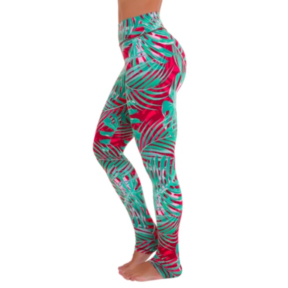 NWT Om Legging Palm Dreams - Picture 2 of 5